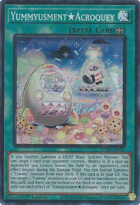 YummyusmentAcroquey (Super Rare) [JUSH-EN024] Super Rare | Gear Gaming Fayetteville