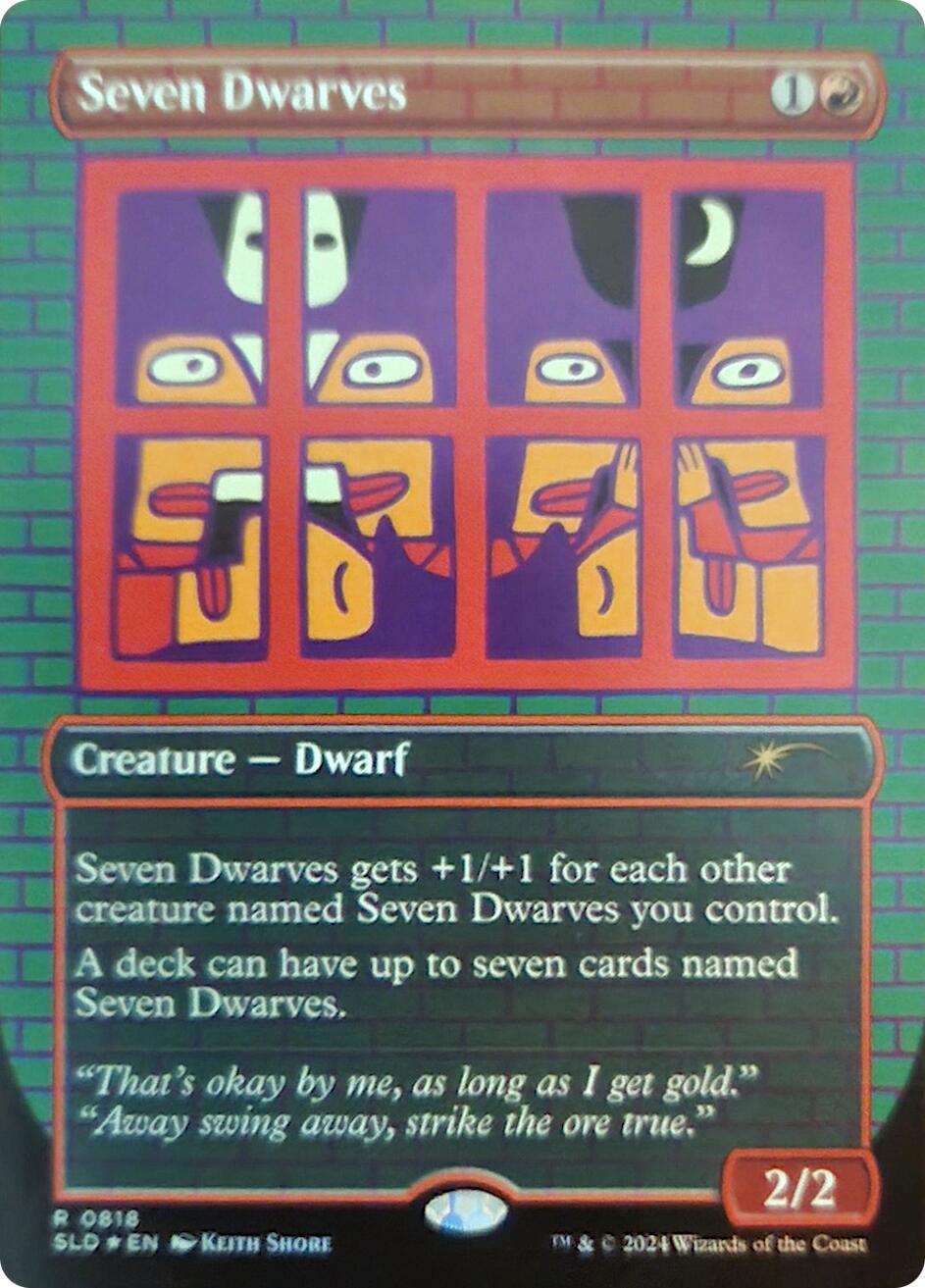 Seven Dwarves (0818) (Rainbow Foil) [Secret Lair Drop Series] | Gear Gaming Fayetteville