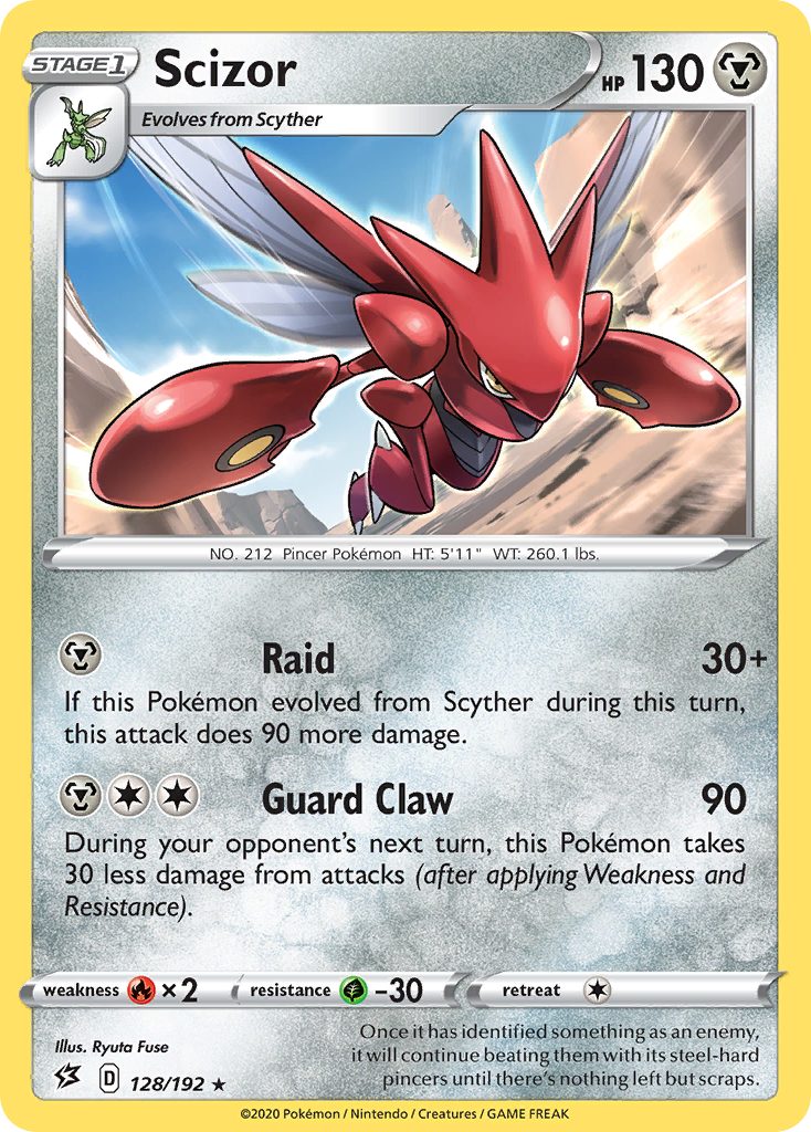 Scizor (128/192) [Sword & Shield: Rebel Clash] | Gear Gaming Fayetteville