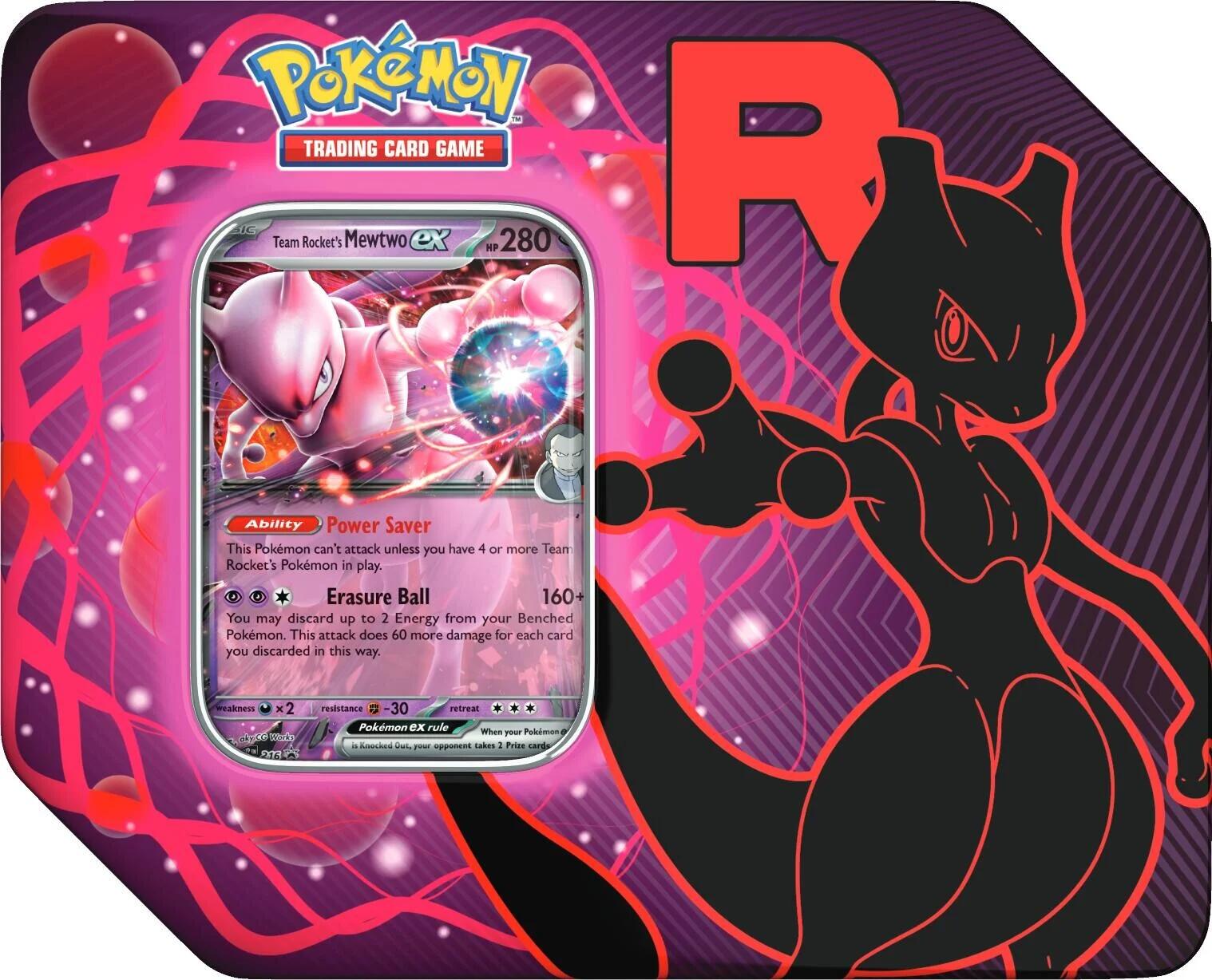 Team Rocket Tin (Team Rocket's Mewtwo ex) | Gear Gaming Fayetteville