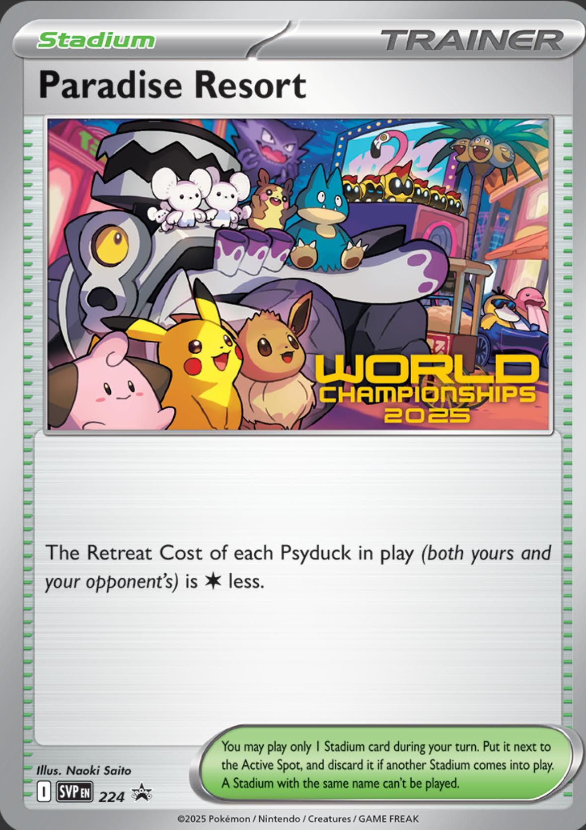 Paradise Resort (224) (World Championships 2025) [Scarlet & Violet: Black Star Promos] | Gear Gaming Fayetteville