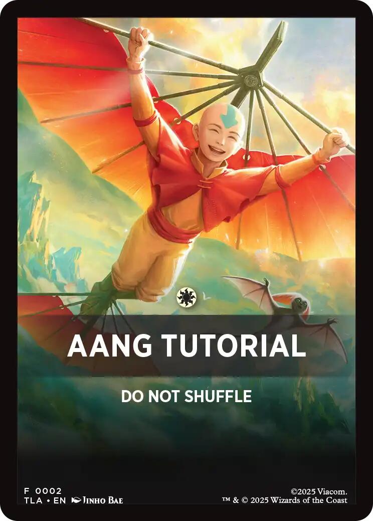 Aang Tutorial Theme Card [Avatar: The Last Airbender Tokens] | Gear Gaming Fayetteville