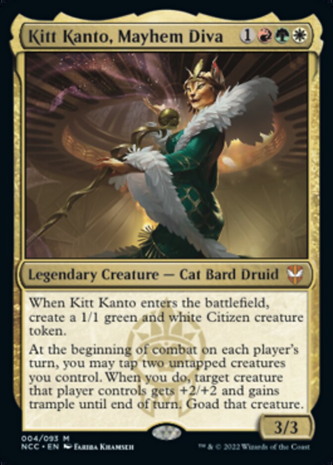 Kitt Kanto, Mayhem Diva [Streets of New Capenna Commander] | Gear Gaming Fayetteville