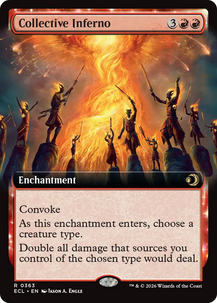 Collective Inferno (Extended Art) [Lorwyn Eclipsed] | Gear Gaming Fayetteville