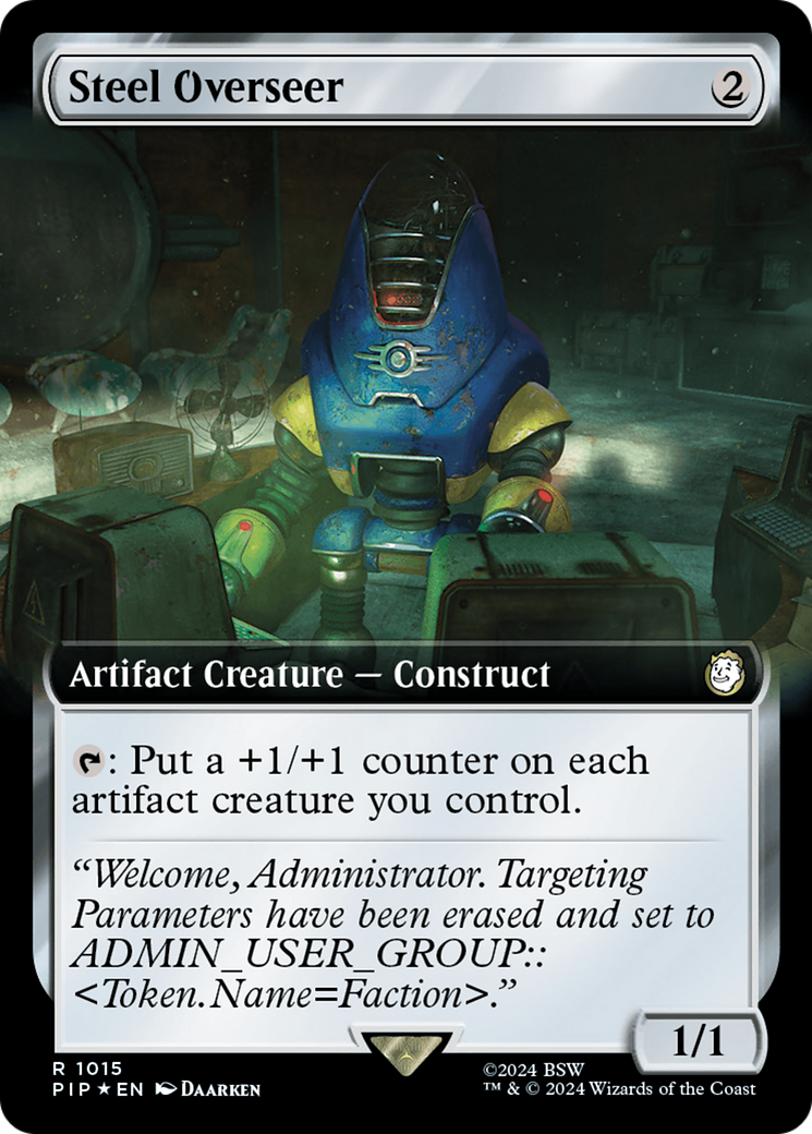 Steel Overseer (Extended Art) (Surge Foil) [Fallout] | Gear Gaming Fayetteville