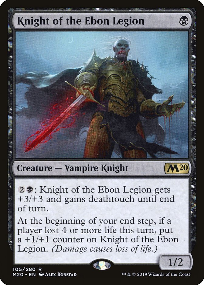 Knight of the Ebon Legion [Core Set 2020] | Gear Gaming Fayetteville
