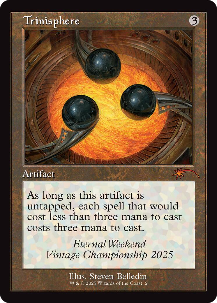 Trinisphere (Retro Frame) (Eternal Weekend 2025 Promo) [Eternal Weekend] | Gear Gaming Fayetteville