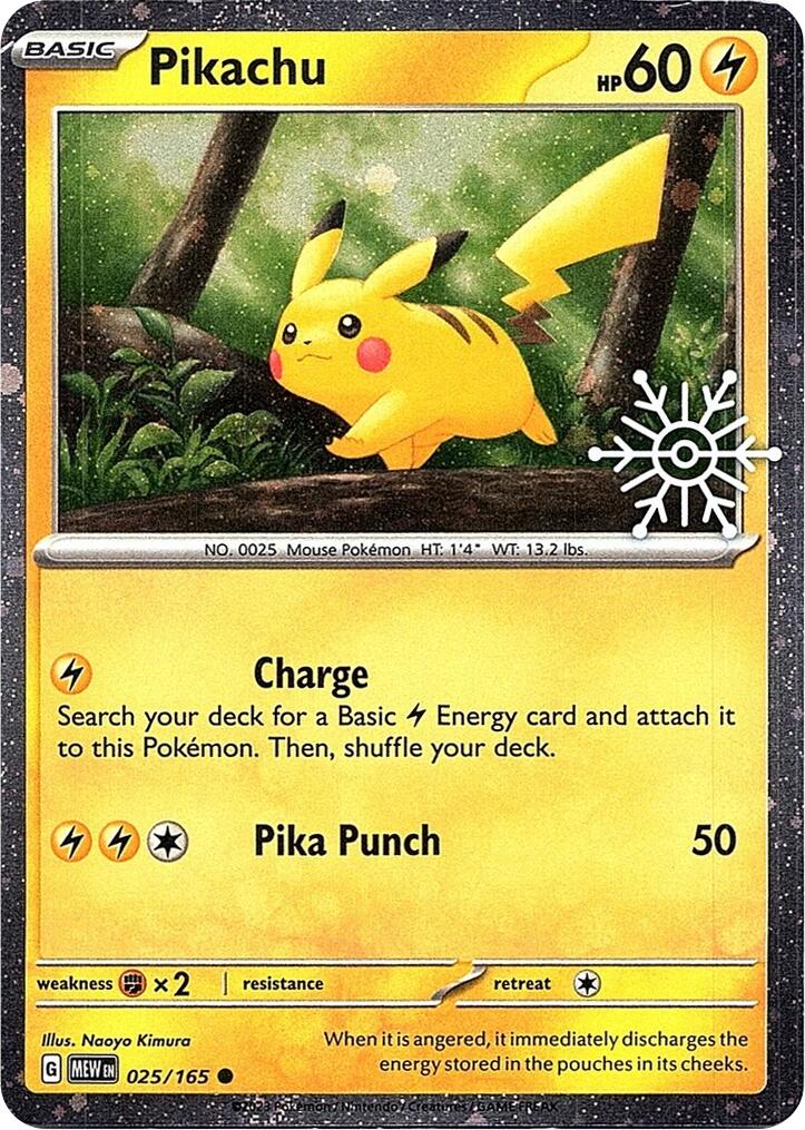 Pikachu (025/165) (Holoiday Calendar) [Miscellaneous Cards] | Gear Gaming Fayetteville