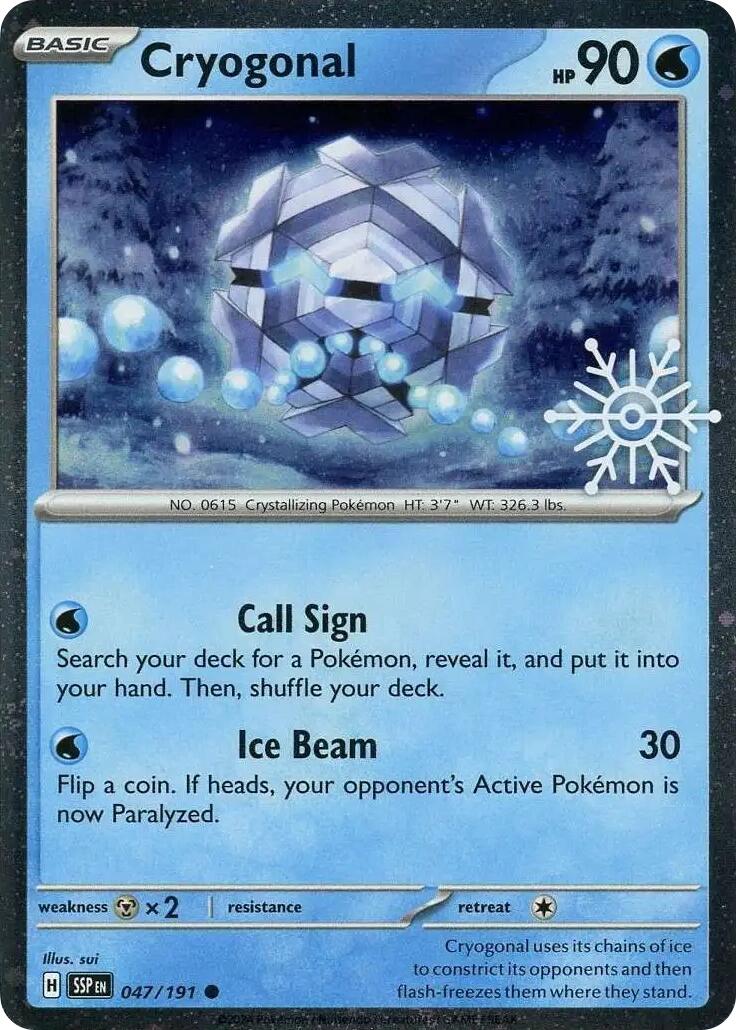 Cryogonal (047/191) (Holiday Calendar) [Miscellaneous Cards] | Gear Gaming Fayetteville