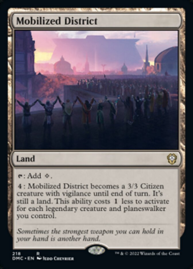 Mobilized District [Dominaria United Commander] | Gear Gaming Fayetteville