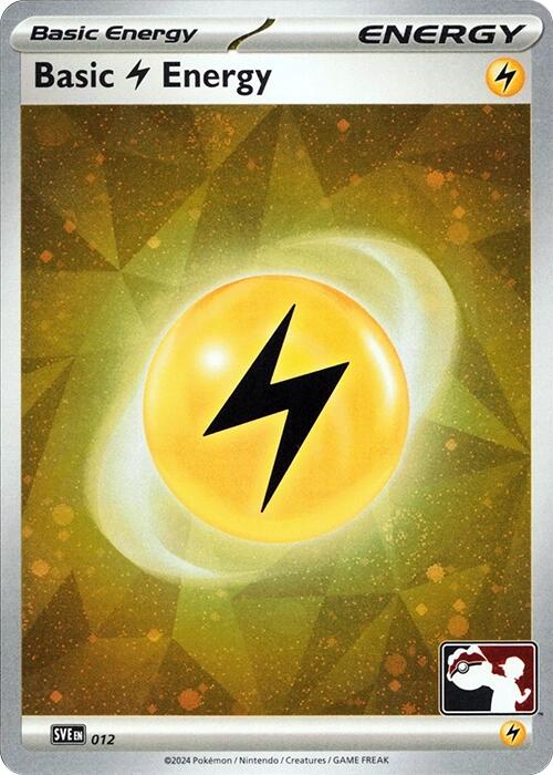 Basic Lightning Energy (012) (Cosmos Holo) [Prize Pack Series Seven] | Gear Gaming Fayetteville