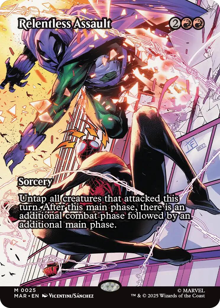 Relentless Assault (Borderless) [Marvel's Spider-Man: Eternal-Legal] | Gear Gaming Fayetteville