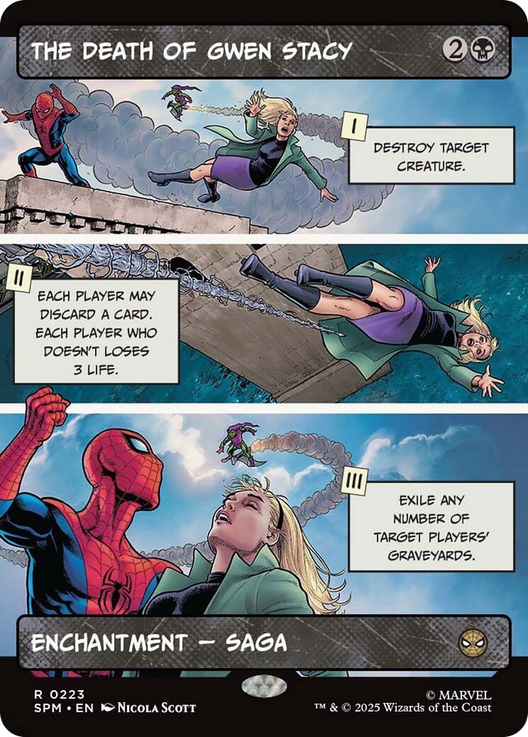 The Death of Gwen Stacy (Borderless) [Marvel's Spider-Man] | Gear Gaming Fayetteville