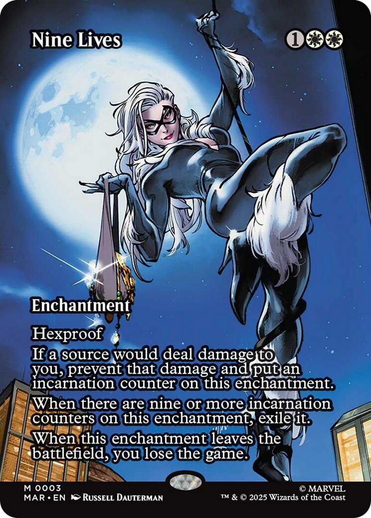 Nine Lives (Borderless) [Marvel's Spider-Man: Eternal-Legal] | Gear Gaming Fayetteville