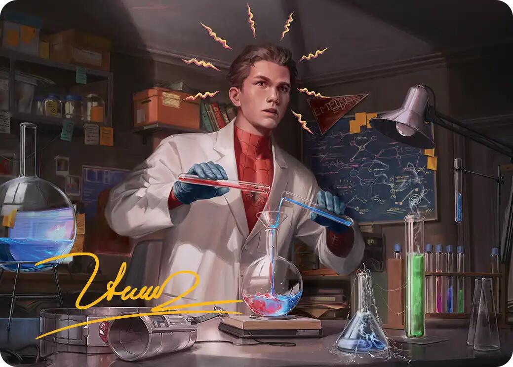 Peter Parker Art Card (3/54) (Gold-Stamped Signature) [Marvel's Spider-Man Art Series] | Gear Gaming Fayetteville