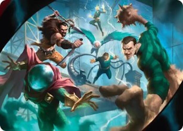 Behold the Sinister Six! Art Card (7/54) [Marvel's Spider-Man Art Series] | Gear Gaming Fayetteville