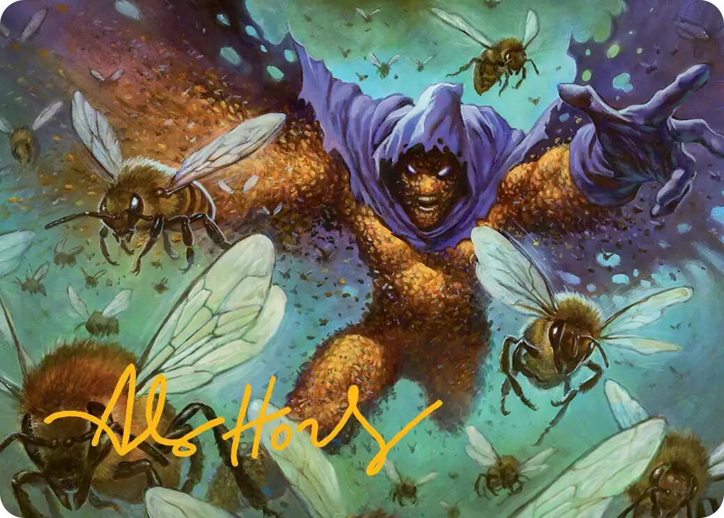 Swarm, Being of Bees Art Card (Gold-Stamped Signature) [Marvel's Spider-Man Art Series] | Gear Gaming Fayetteville