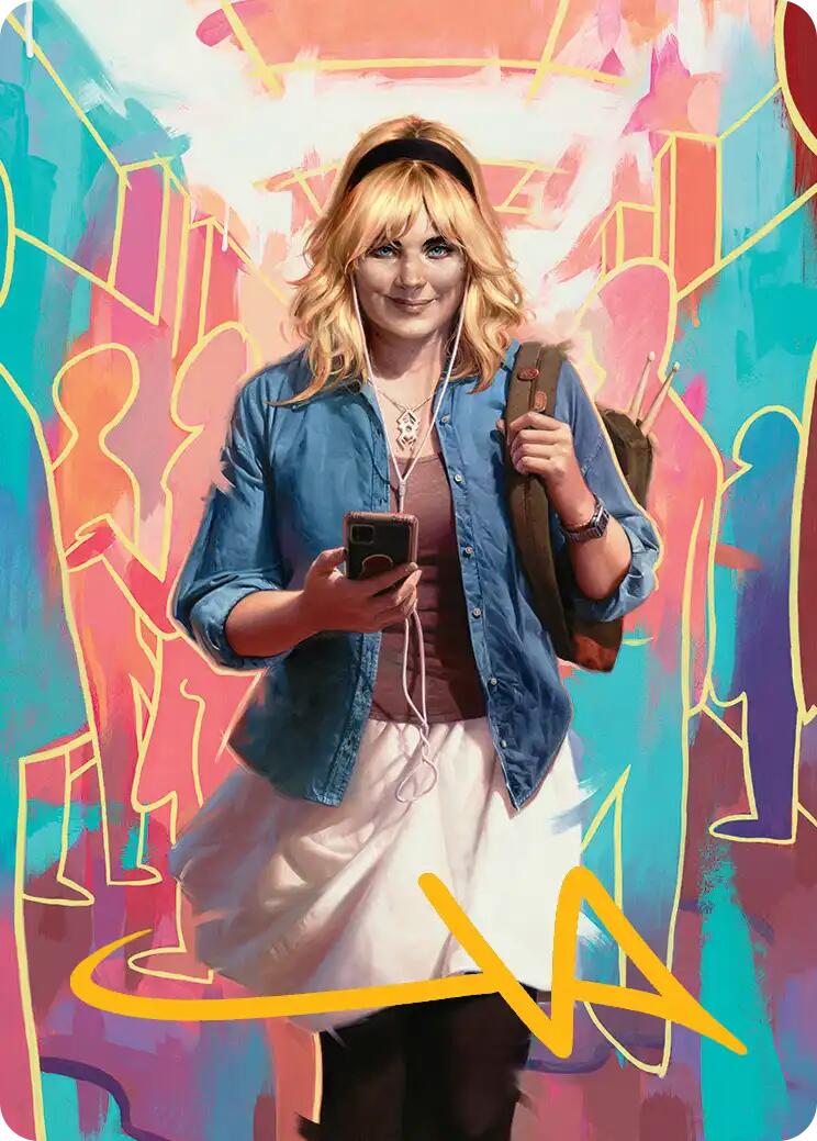 Gwen Stacy Art Card (Gold-Stamped Signature) (13/54) [Marvel's Spider-Man Art Series] | Gear Gaming Fayetteville