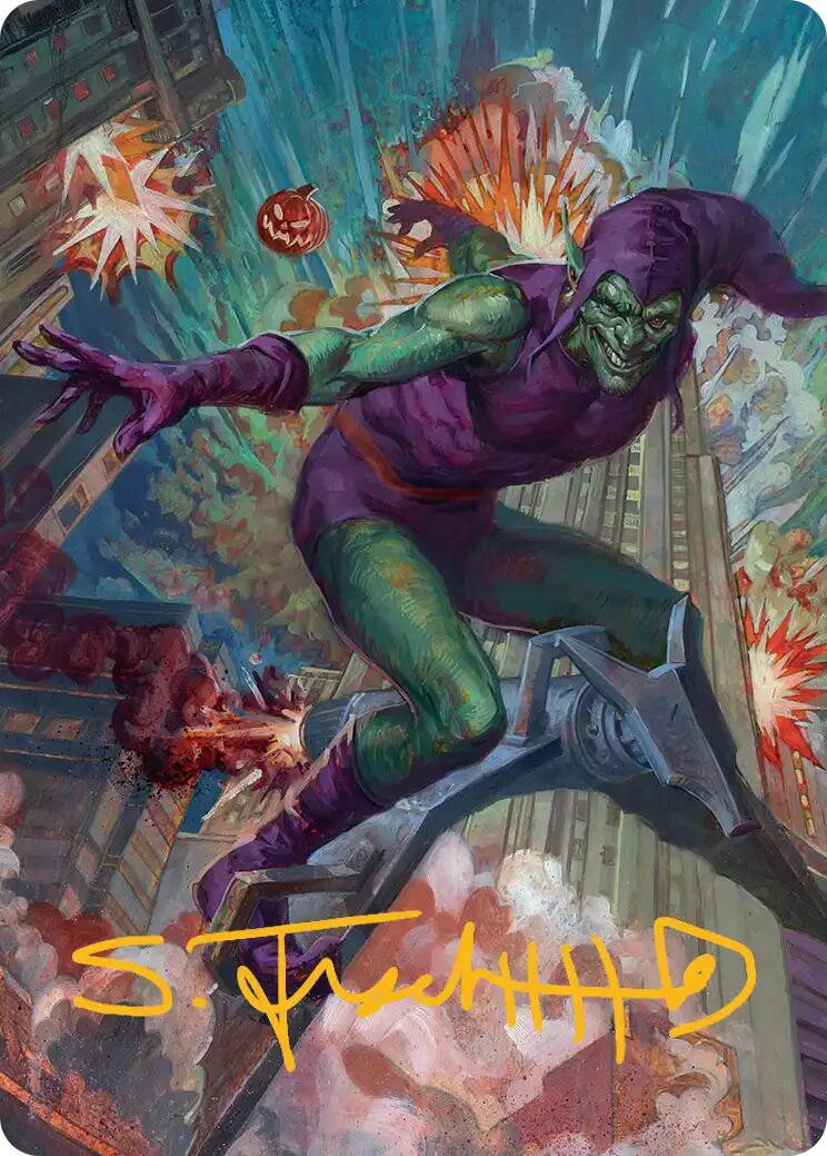 Green Goblin Art Card (26/54) (Gold-Stamped Signature) [Marvel's Spider-Man Art Series] | Gear Gaming Fayetteville