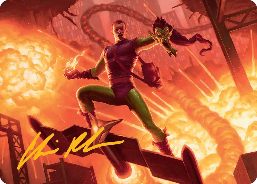 Green Goblin, Revenant Art Card (Gold-Stamped Signature) [Marvel's Spider-Man Art Series] | Gear Gaming Fayetteville