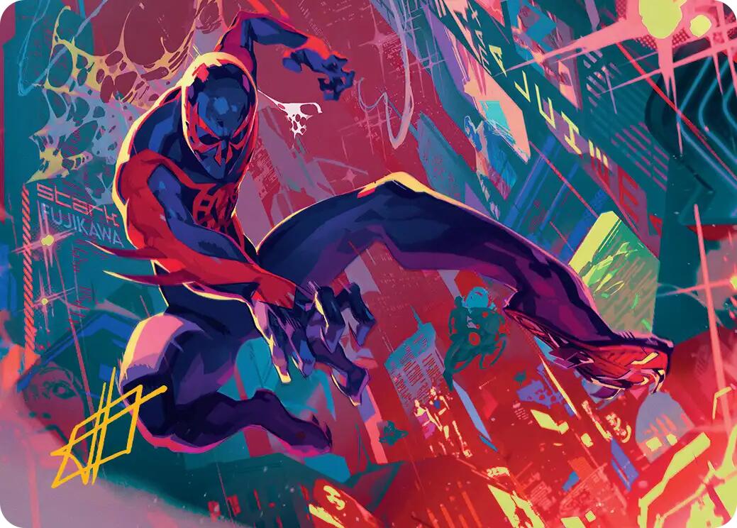 Spider-Man 2099 Art Card (Gold-Stamped Signature) [Marvel's Spider-Man Art Series] | Gear Gaming Fayetteville