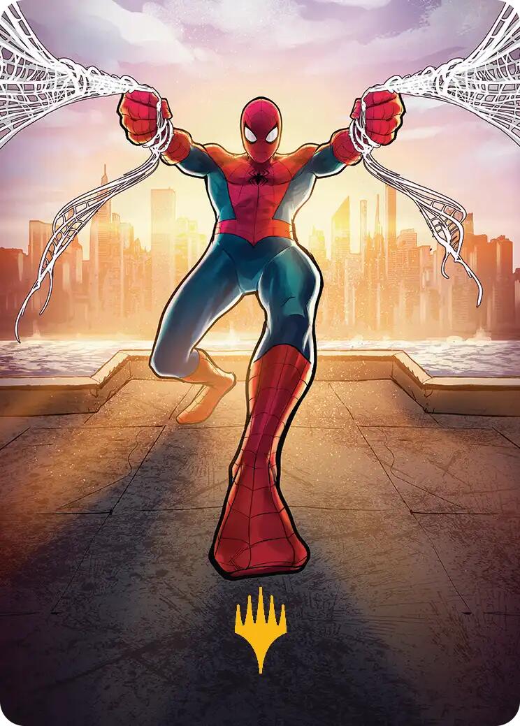 Amazing Spider-Man Art Card (36/54) (Gold-Stamped Planeswalker Symbol) [Marvel's Spider-Man Art Series] | Gear Gaming Fayetteville