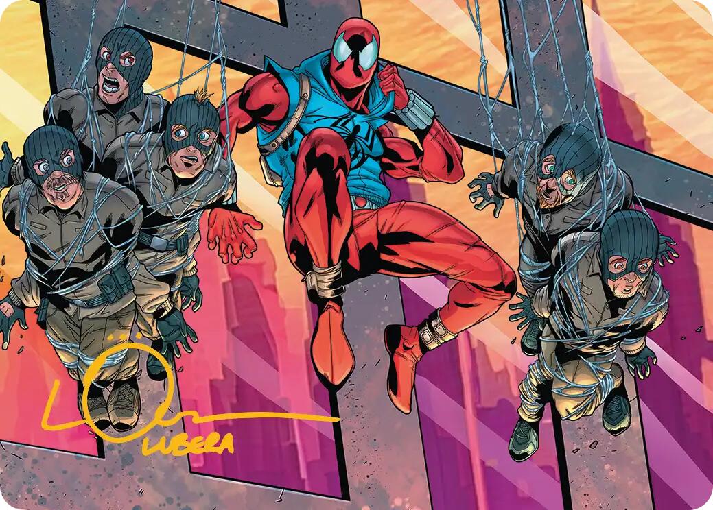 Scarlet Spider, Ben Reilly Art Card (Gold-Stamped Signature) [Marvel's Spider-Man Art Series] | Gear Gaming Fayetteville
