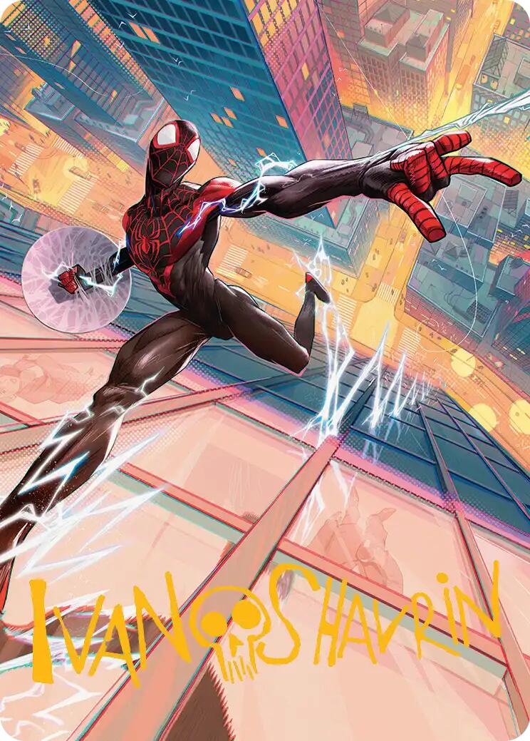 Ultimate Spider-Man Art Card (Gold-Stamped Signature) [Marvel's Spider-Man Art Series] | Gear Gaming Fayetteville