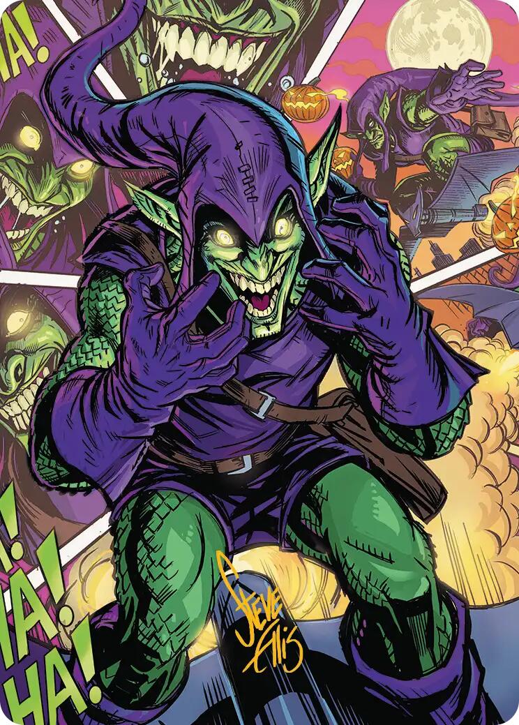 Green Goblin Art Card (49/54) (Gold-Stamped Signature) [Marvel's Spider-Man Art Series] | Gear Gaming Fayetteville