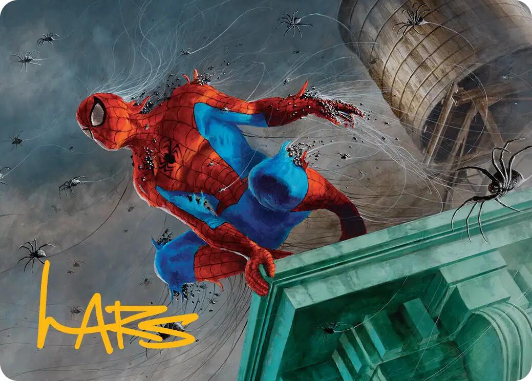 Spiders-Man, Heroic Horde Art Card (Gold-Stamped Signature) [Marvel's Spider-Man Art Series] | Gear Gaming Fayetteville