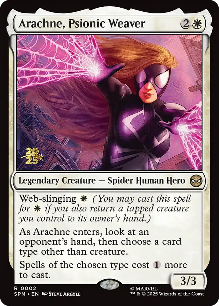 Arachne, Psionic Weaver [Marvel's Spider-Man Prerelease Promos] | Gear Gaming Fayetteville