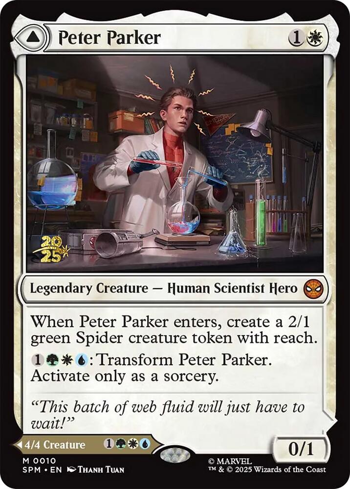 Peter Parker // Amazing Spider-Man [Marvel's Spider-Man Prerelease Promos] | Gear Gaming Fayetteville