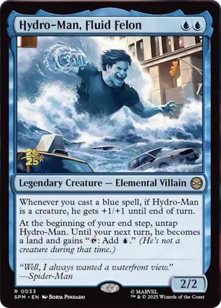 Hydro-Man, Fluid Felon [Marvel's Spider-Man Prerelease Promos] | Gear Gaming Fayetteville
