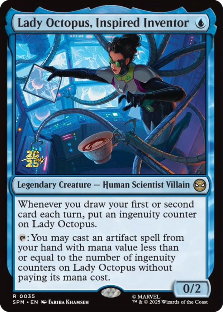 Lady Octopus, Inspired Inventor [Marvel's Spider-Man Prerelease Promos] | Gear Gaming Fayetteville