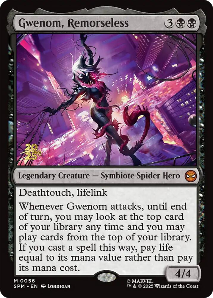 Gwenom, Remorseless [Marvel's Spider-Man Prerelease Promos] | Gear Gaming Fayetteville