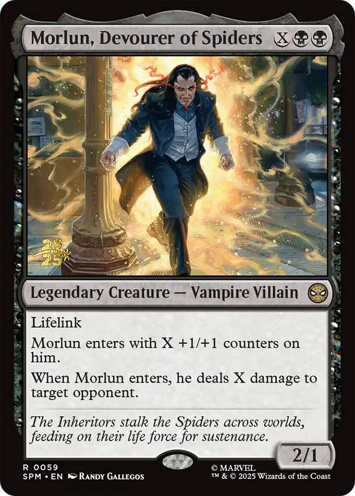 Morlun, Devourer of Spiders [Marvel's Spider-Man Prerelease Promos] | Gear Gaming Fayetteville