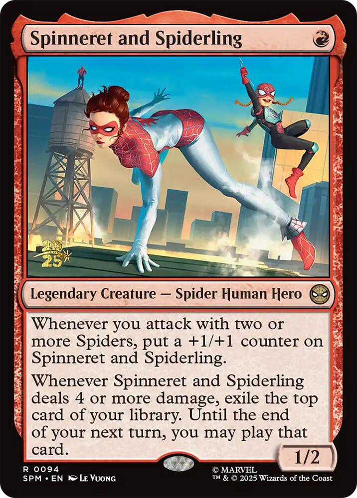 Spinneret and Spiderling [Marvel's Spider-Man Prerelease Promos] | Gear Gaming Fayetteville