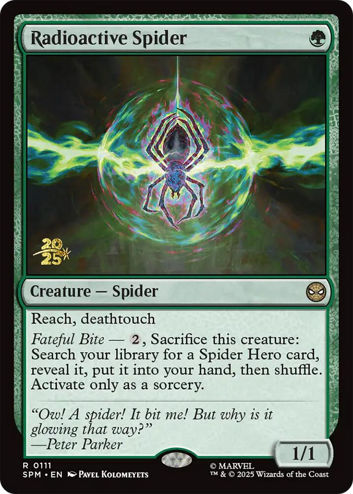 Radioactive Spider [Marvel's Spider-Man Prerelease Promos] | Gear Gaming Fayetteville