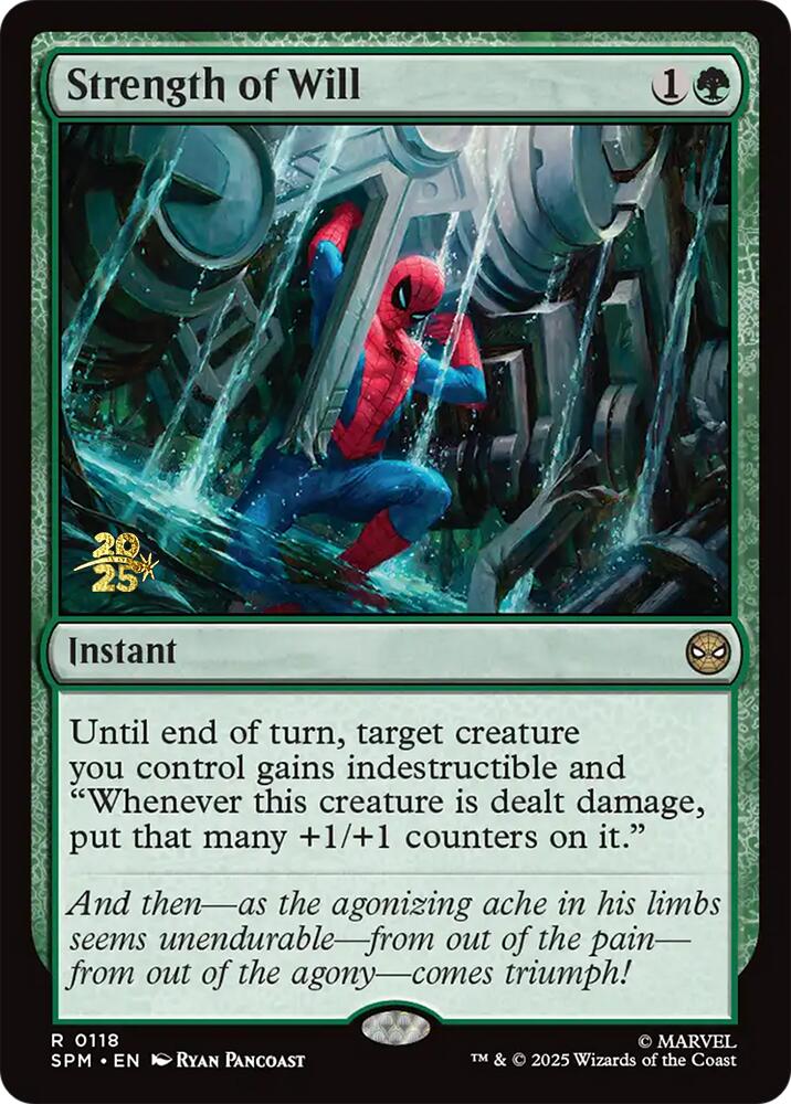 Strength of Will [Marvel's Spider-Man Prerelease Promos] | Gear Gaming Fayetteville
