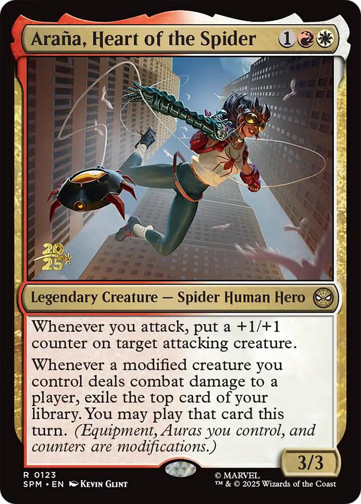 Arana, Heart of the Spider [Marvel's Spider-Man Prerelease Promos] | Gear Gaming Fayetteville