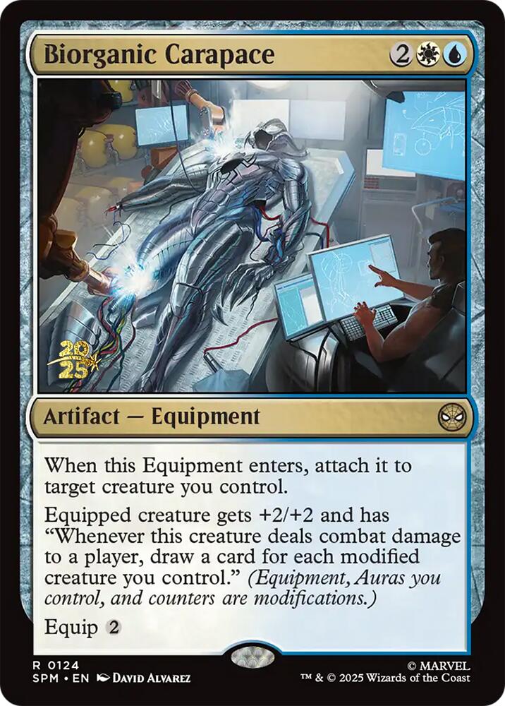 Biorganic Carapace [Marvel's Spider-Man Prerelease Promos] | Gear Gaming Fayetteville