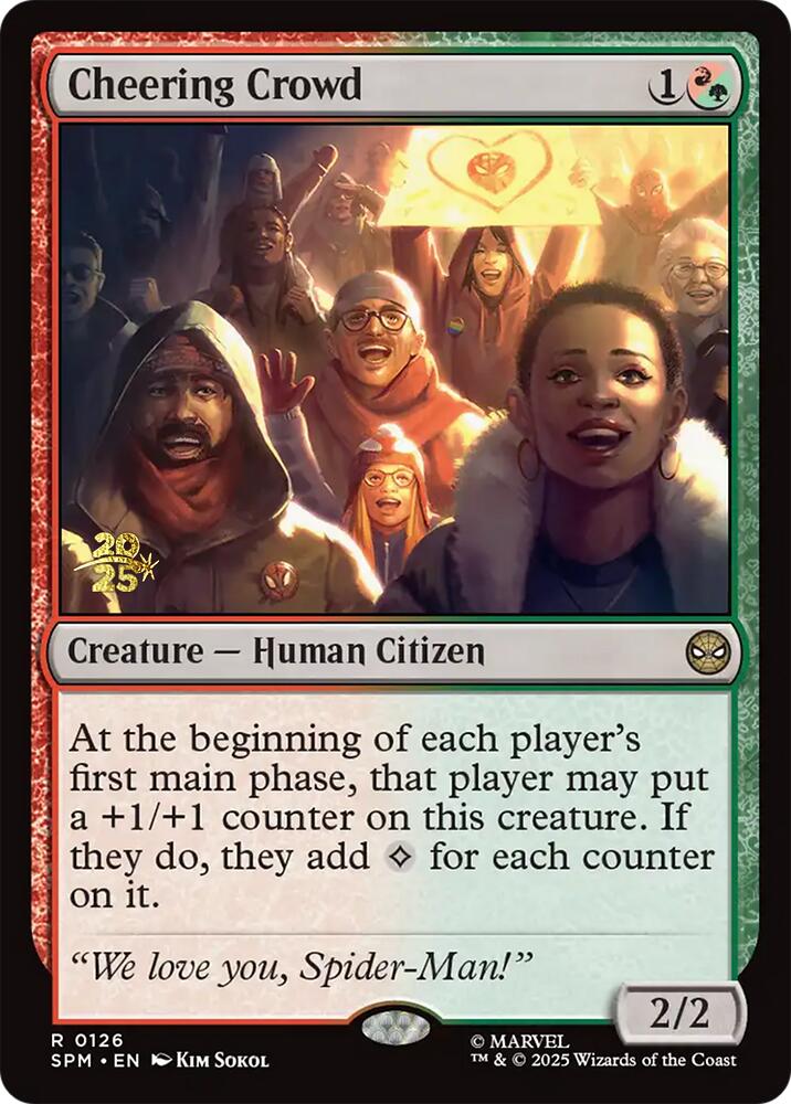 Cheering Crowd [Marvel's Spider-Man Prerelease Promos] | Gear Gaming Fayetteville