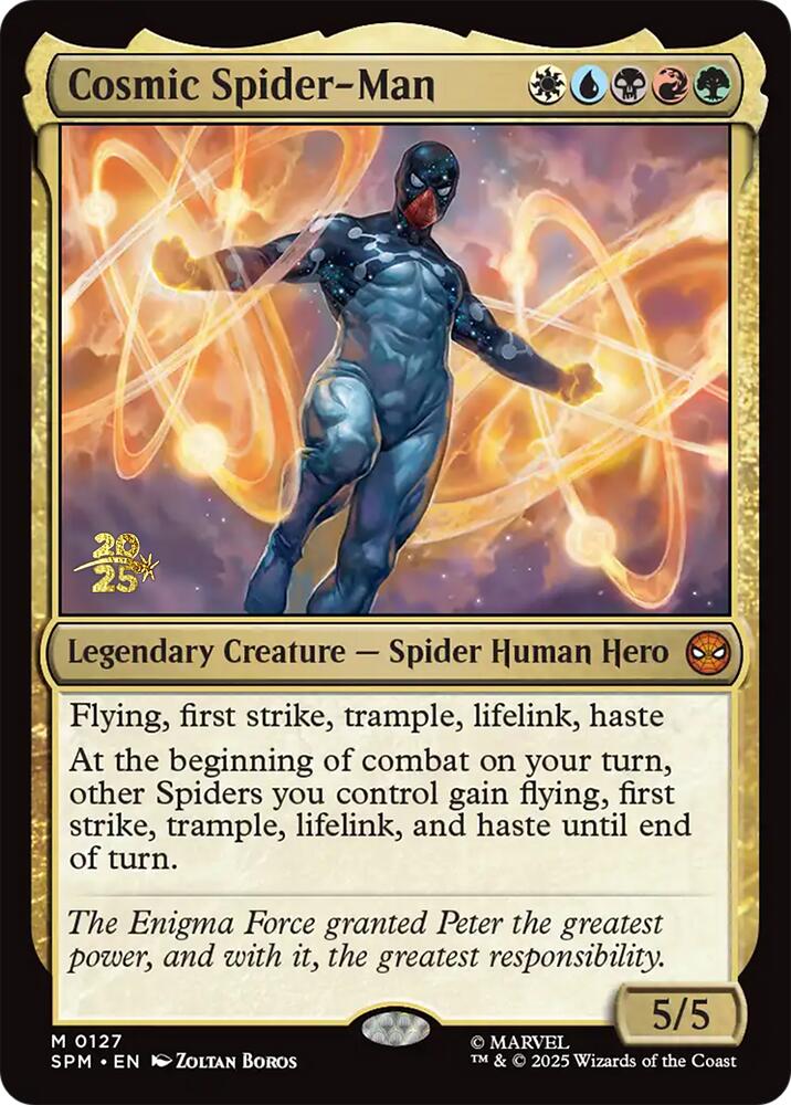 Cosmic Spider-Man [Marvel's Spider-Man Prerelease Promos] | Gear Gaming Fayetteville