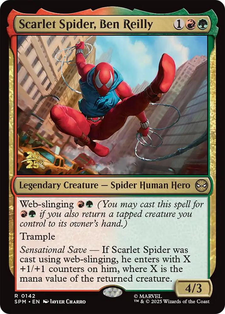 Scarlet Spider, Ben Reilly [Marvel's Spider-Man Prerelease Promos] | Gear Gaming Fayetteville