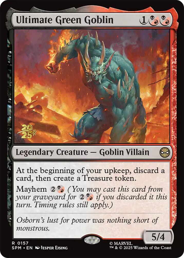 Ultimate Green Goblin [Marvel's Spider-Man Prerelease Promos] | Gear Gaming Fayetteville