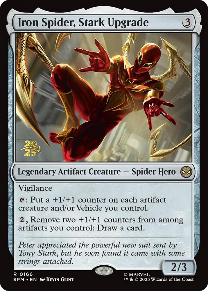 Iron Spider, Stark Upgrade [Marvel's Spider-Man Prerelease Promos] | Gear Gaming Fayetteville