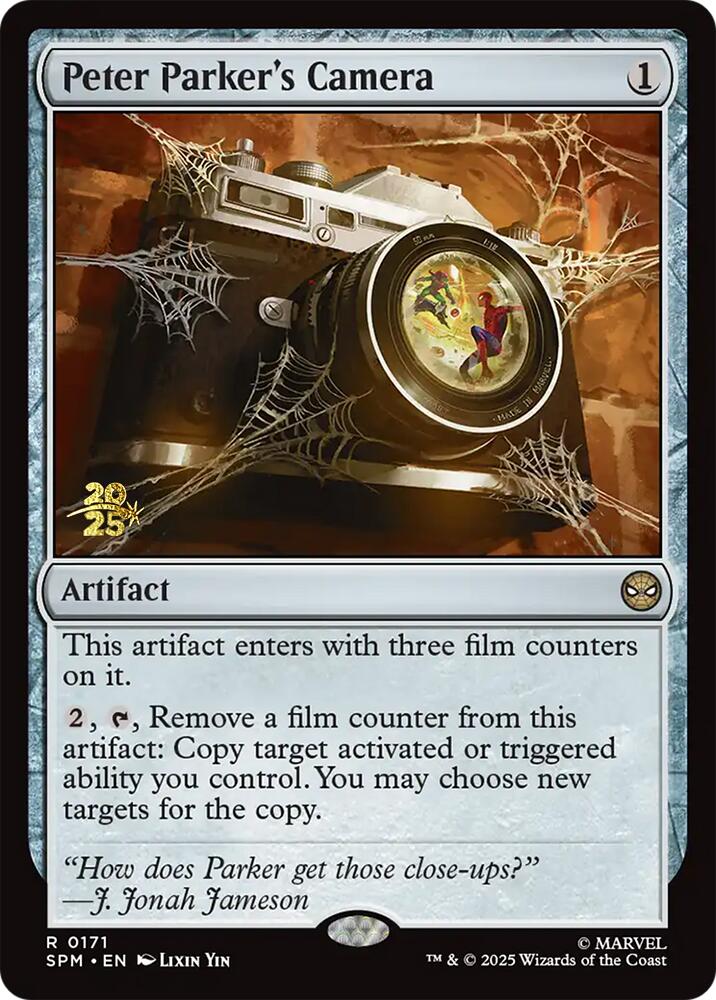 Peter Parker's Camera [Marvel's Spider-Man Prerelease Promos] | Gear Gaming Fayetteville