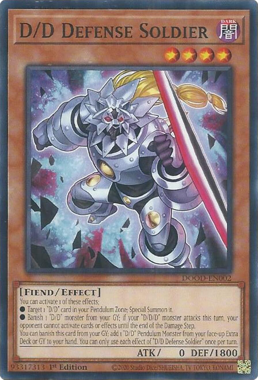 D/D Defense Soldier [DOOD-EN002] Common | Gear Gaming Fayetteville