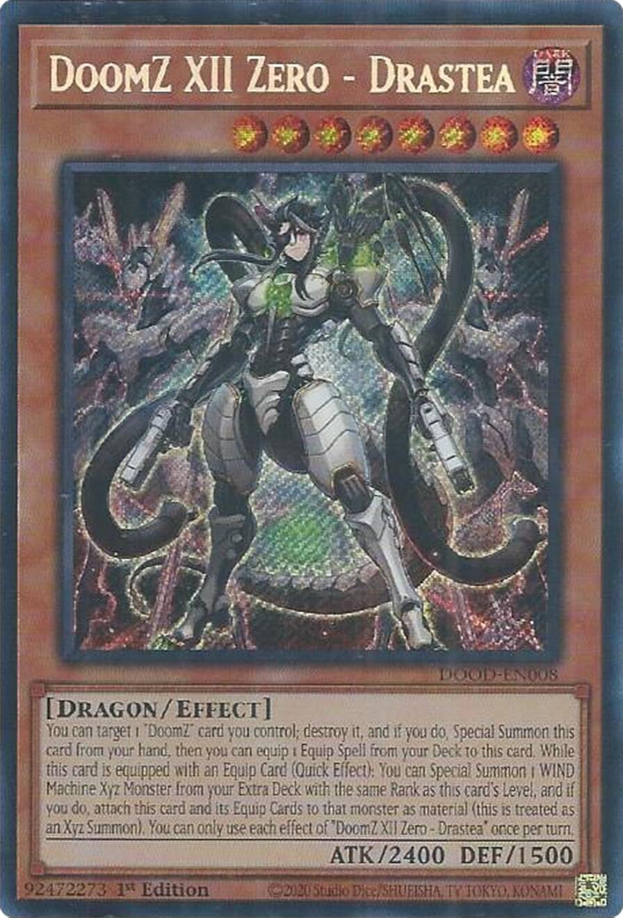 DoomZ XII Zero - Drastea [DOOD-EN008] Secret Rare | Gear Gaming Fayetteville