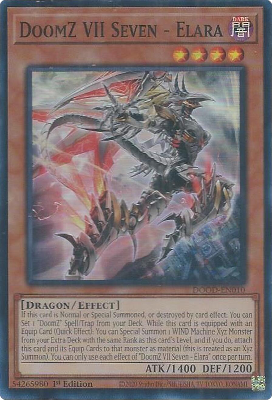 DoomZ VII Seven - Elara [DOOD-EN010] Super Rare | Gear Gaming Fayetteville